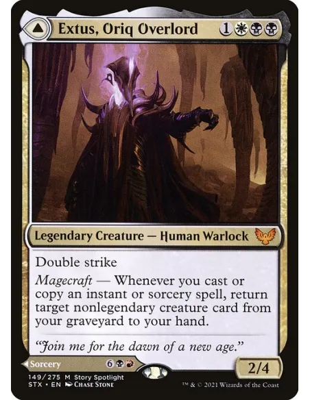 Extus, Oriq Overlord // Awaken the Blood Avatar - Foil