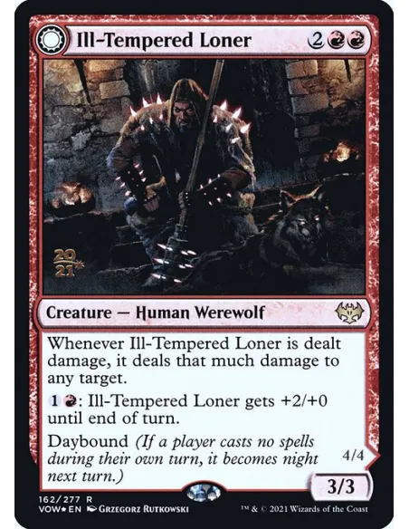 Ill-Tempered Loner // Howlpack Avenger - Foil