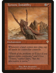 Tectonic Instability