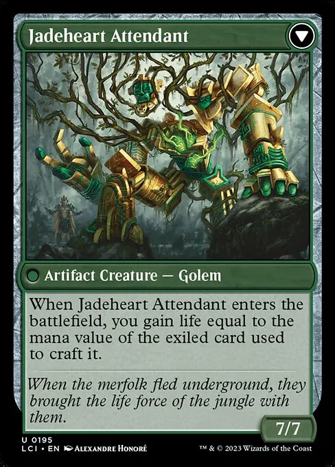 Jade Seedstones // Jadeheart Attendant - Foil