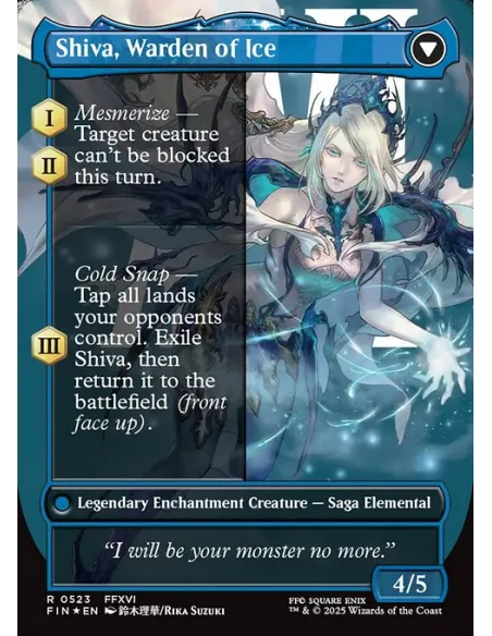 Jill, Shiva's Dominant // Shiva, Warden of Ice - Foil