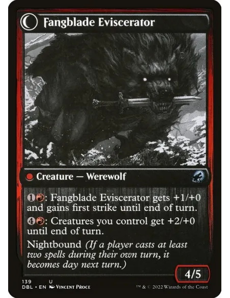Fangblade Brigand // Fangblade Eviscerator - Foil