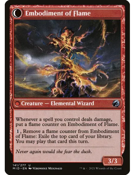Flame Channeler // Embodiment of Flame - Foil
