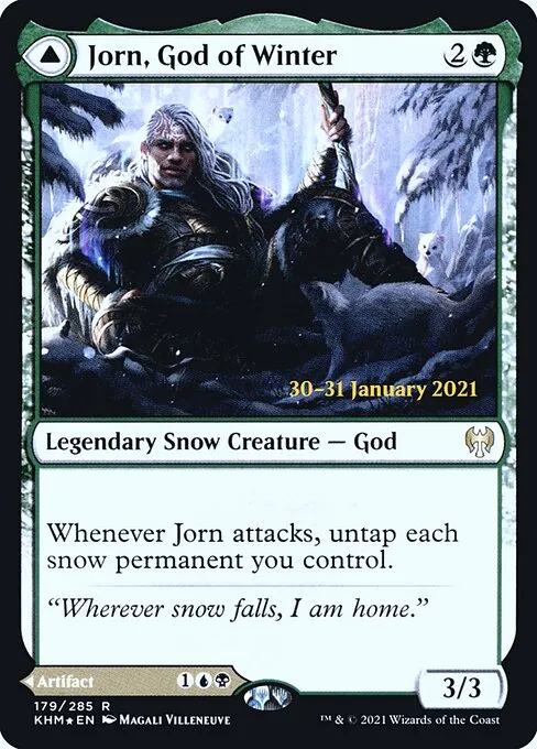 Jorn, God of Winter // Kaldring, the Rimestaff - Foil