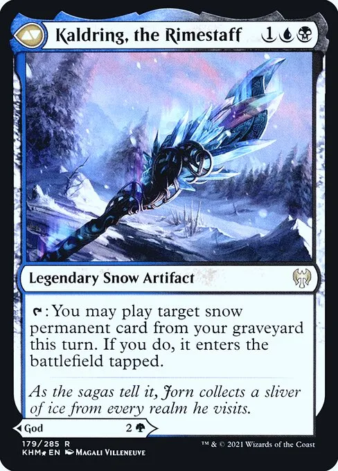 Jorn, God of Winter // Kaldring, the Rimestaff - Foil