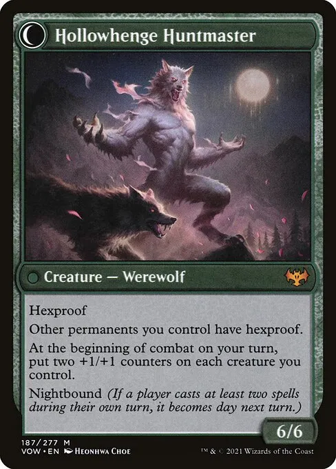 Avabruck Caretaker // Hollowhenge Huntmaster - Foil