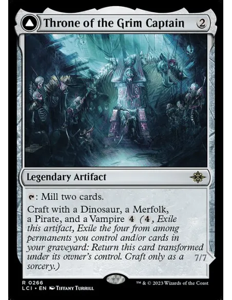 Throne of the Grim Captain // The Grim Captain - Foil