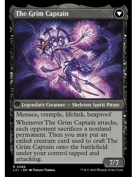 Throne of the Grim Captain // The Grim Captain - Foil