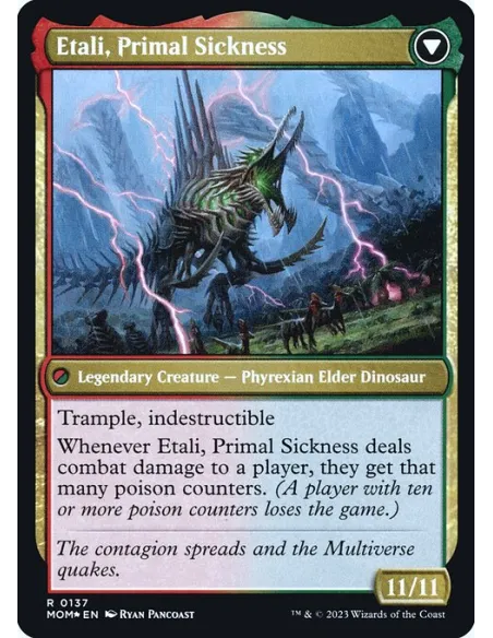 Etali, Primal Conqueror // Etali, Primal Sickness - Foil