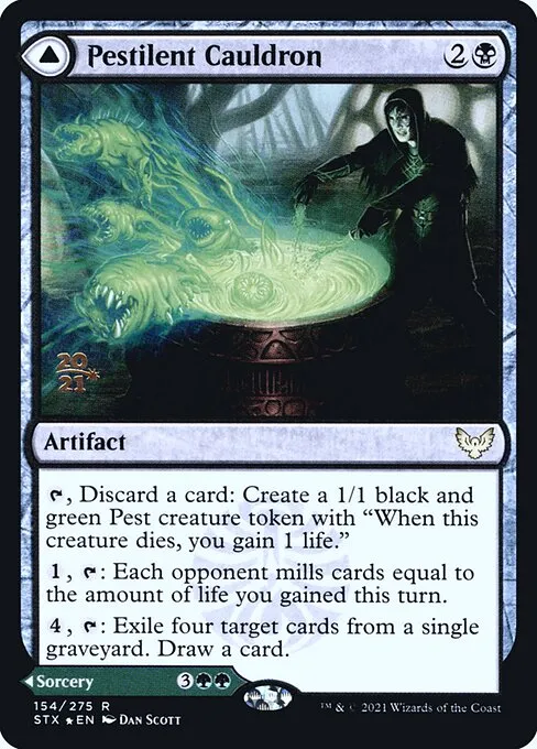 Pestilent Cauldron // Restorative Burst - Foil