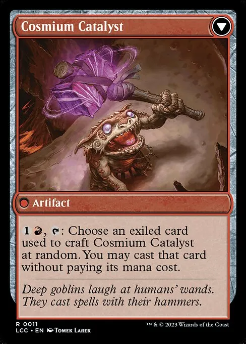 Ore-Rich Stalactite // Cosmium Catalyst - Foil