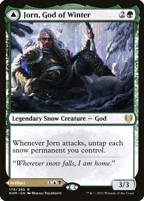 Jorn, God of Winter // Kaldring, the Rimestaff - Foil