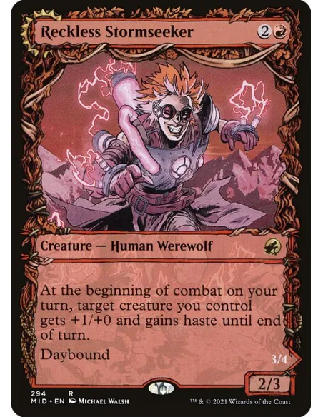 Reckless Stormseeker // Storm-Charged Slasher - Foil