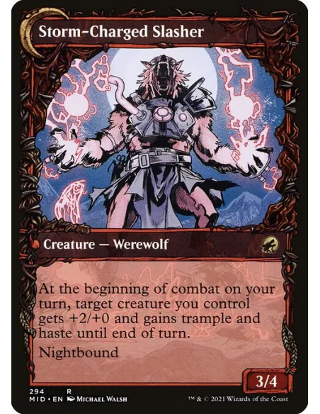 Reckless Stormseeker // Storm-Charged Slasher - Foil