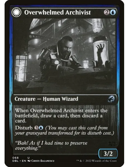 Overwhelmed Archivist // Archive Haunt - Foil