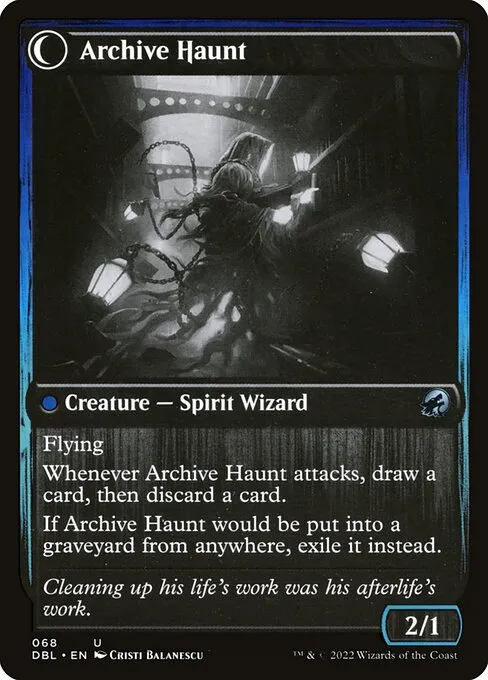 Overwhelmed Archivist // Archive Haunt - Foil