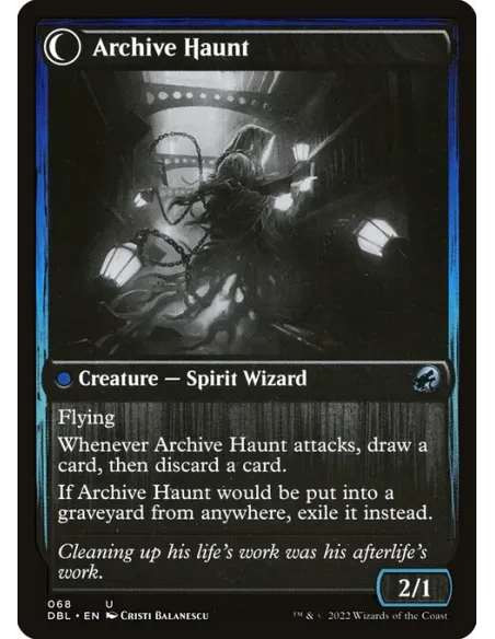 Overwhelmed Archivist // Archive Haunt - Foil