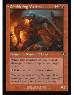 Smoldering Werewolf // Erupting Dreadwolf