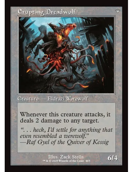 Smoldering Werewolf // Erupting Dreadwolf