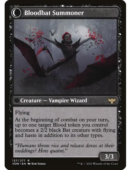 Voldaren Bloodcaster // Bloodbat Summoner - Foil
