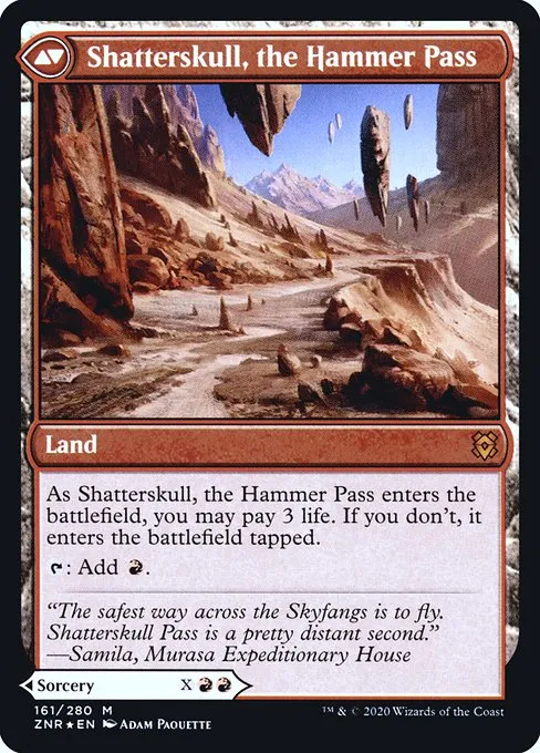 Shatterskull Smashing // Shatterskull, the Hammer Pass - Foil