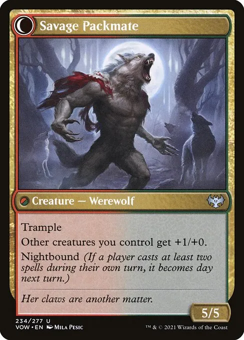 Child of the Pack // Savage Packmate - Foil