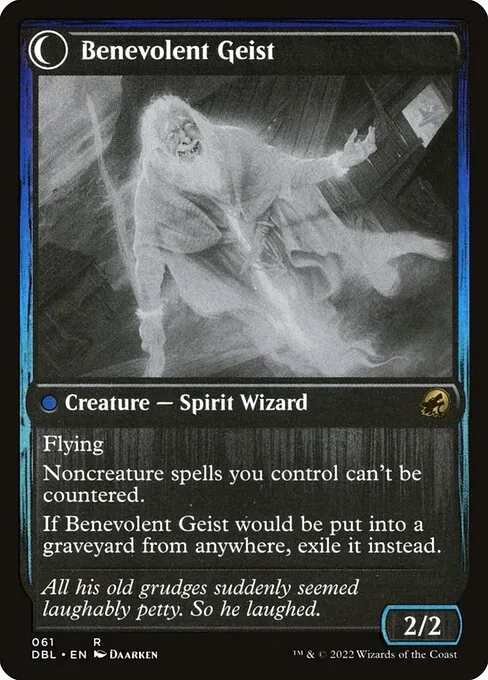 Malevolent Hermit // Benevolent Geist - Foil