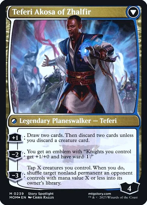Invasion of New Phyrexia // Teferi Akosa of Zhalfir - Foil