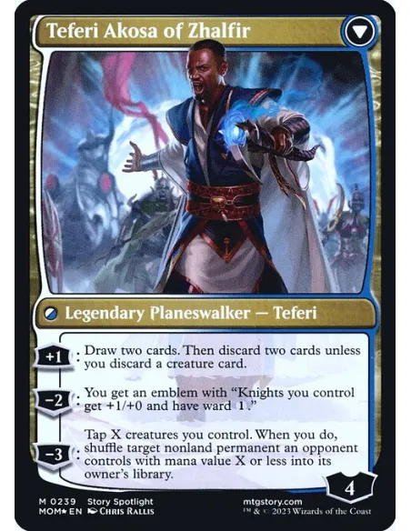 Invasion of New Phyrexia // Teferi Akosa of Zhalfir - Foil