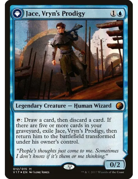Jace, Vryn's Prodigy // Jace, Telepath Unbound - Foil
