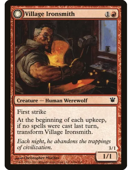 Village Ironsmith // Ironfang - Foil