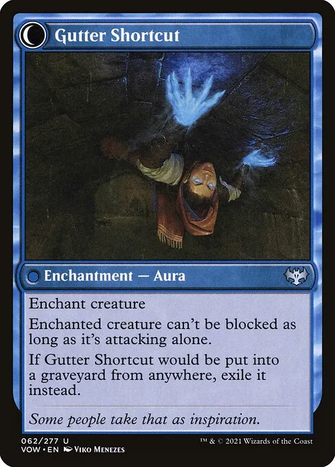 Gutter Skulker // Gutter Shortcut - Foil