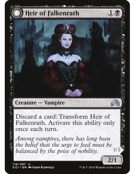 Heir of Falkenrath // Heir to the Night