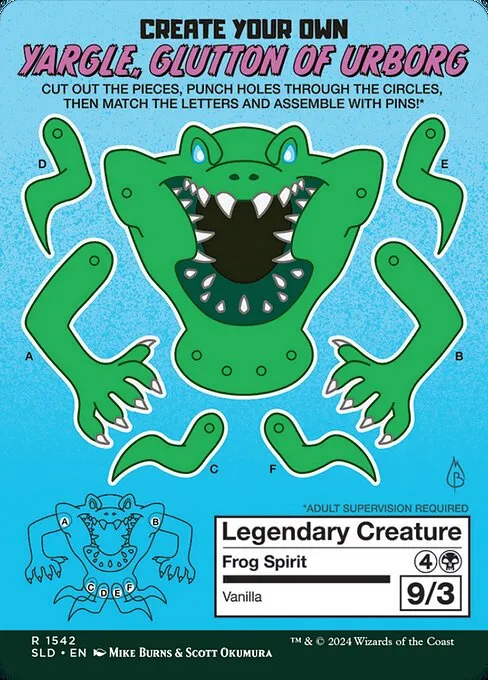 Yargle, Glutton of Urborg // Yargle, Glutton of Urborg