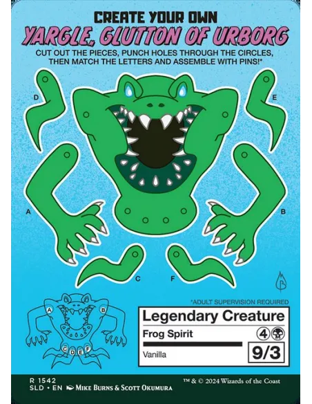 Yargle, Glutton of Urborg // Yargle, Glutton of Urborg
