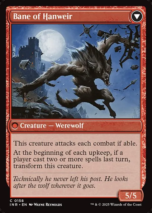 Hanweir Watchkeep // Bane of Hanweir - Foil