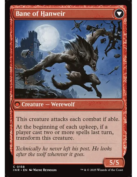 Hanweir Watchkeep // Bane of Hanweir - Foil