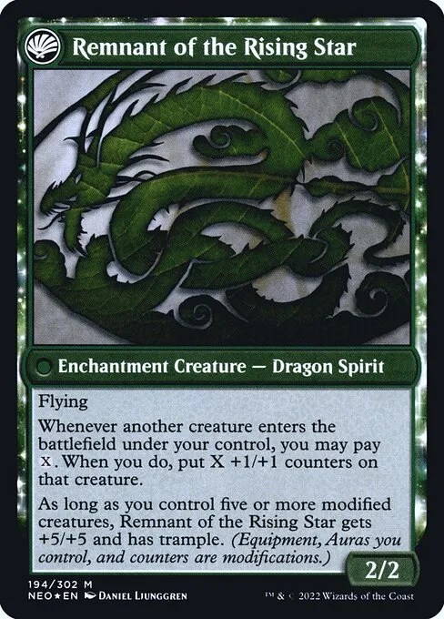 Jugan Defends the Temple // Remnant of the Rising Star - Foil