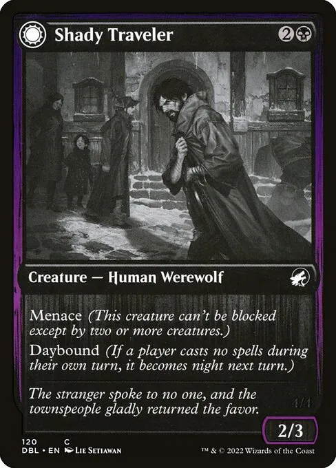 Shady Traveler // Stalking Predator - Foil