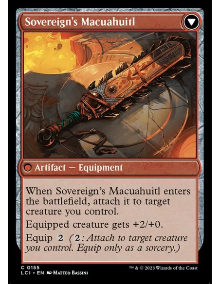 Idol of the Deep King // Sovereign's Macuahuitl - Foil