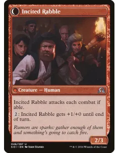 Town Gossipmonger // Incited Rabble - Foil 2