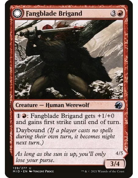 Fangblade Brigand // Fangblade Eviscerator - Foil