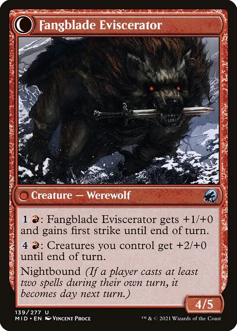 Fangblade Brigand // Fangblade Eviscerator - Foil