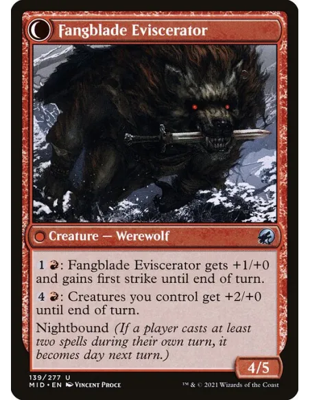 Fangblade Brigand // Fangblade Eviscerator - Foil