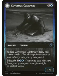 Covetous Castaway // Ghostly Castigator - Foil
