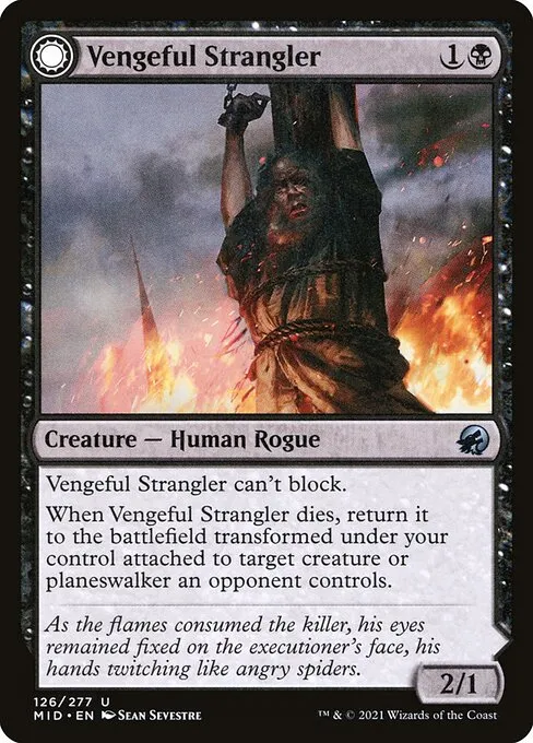 Vengeful Strangler // Strangling Grasp - Foil