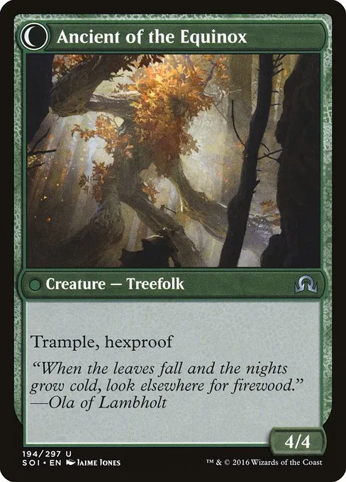 Autumnal Gloom // Ancient of the Equinox - Foil