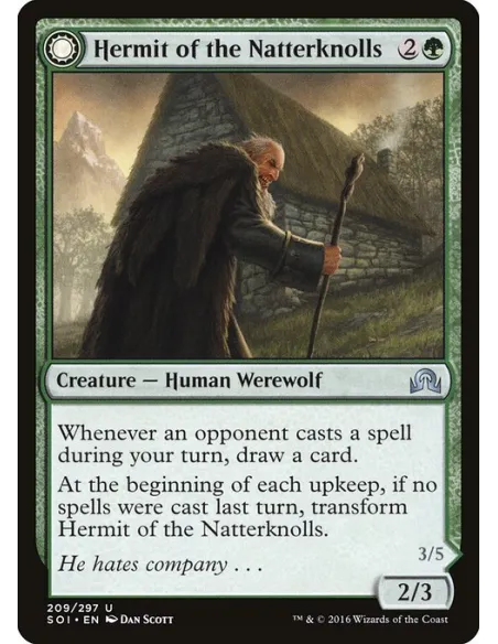 Hermit of the Natterknolls // Lone Wolf of the Natterknolls