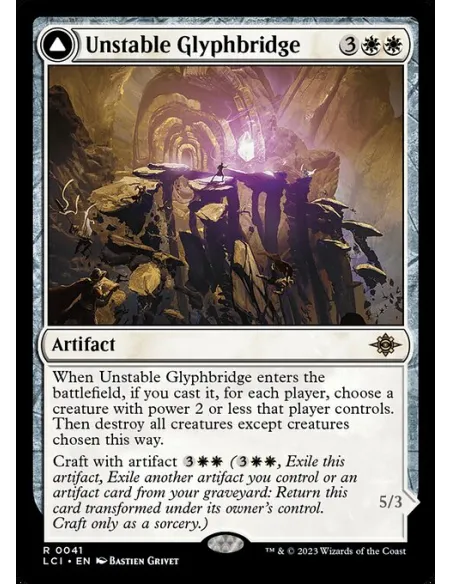 Unstable Glyphbridge // Sandswirl Wanderglyph - Foil