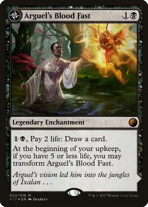 Arguel's Blood Fast // Temple of Aclazotz - Foil